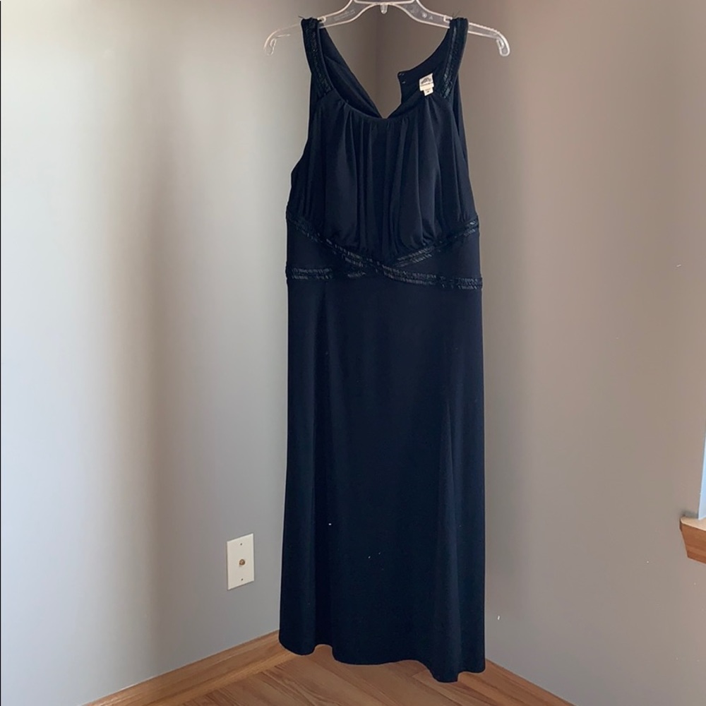 Elegant little black dress, size 16